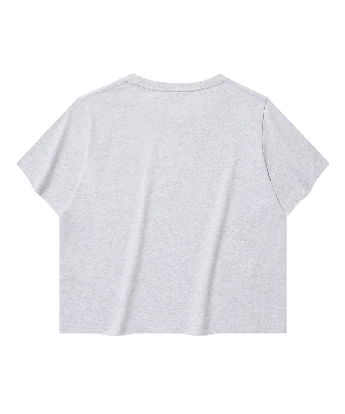 커버낫(COVERNAT) (W) C로고 크롭 티셔츠 Heather Gray