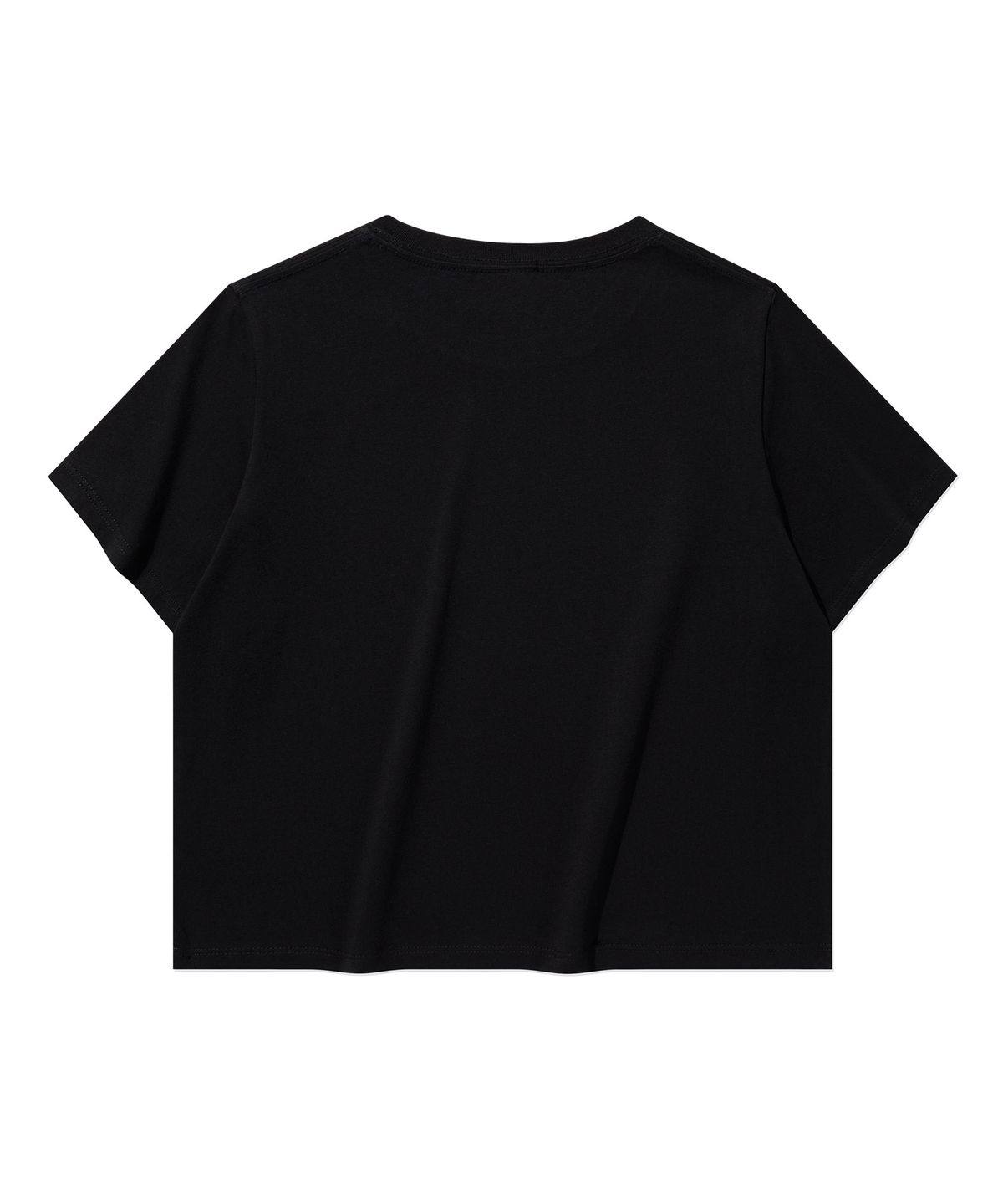 커버낫(COVERNAT) (W) C로고 크롭 티셔츠 Black