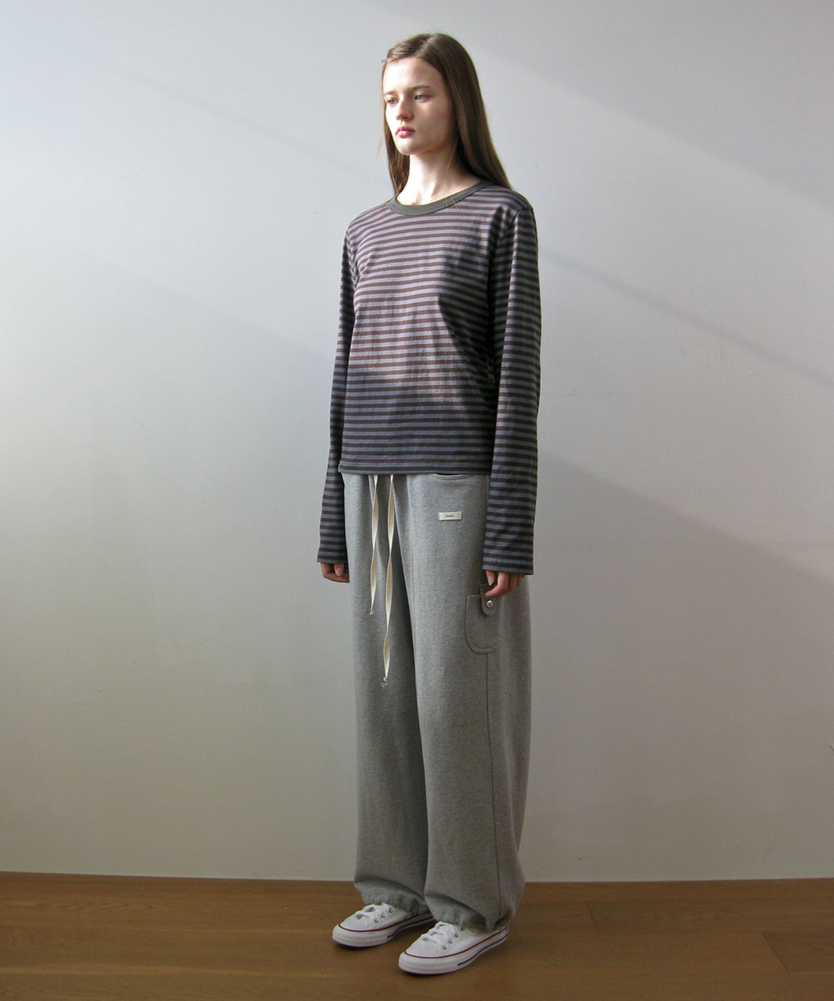 나츠(NAATS) 4 Pocket Sweat pants, melange gray