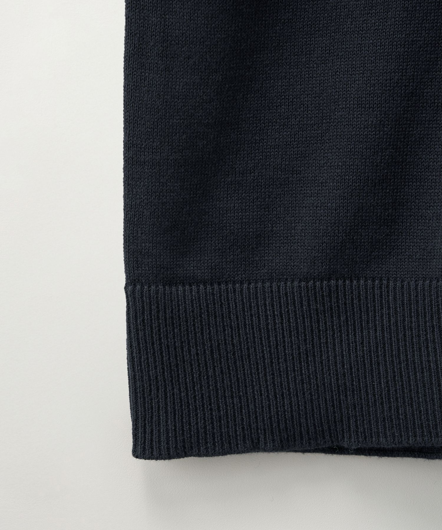MUSINSA | SATUR Fine Half Pique Polo Knit Navy