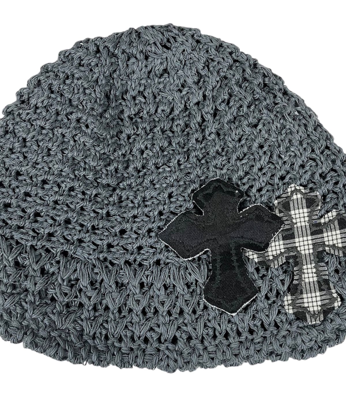 스케이터락(SK8ER ROCK) Cross Knit Bucket Hat ((gray))