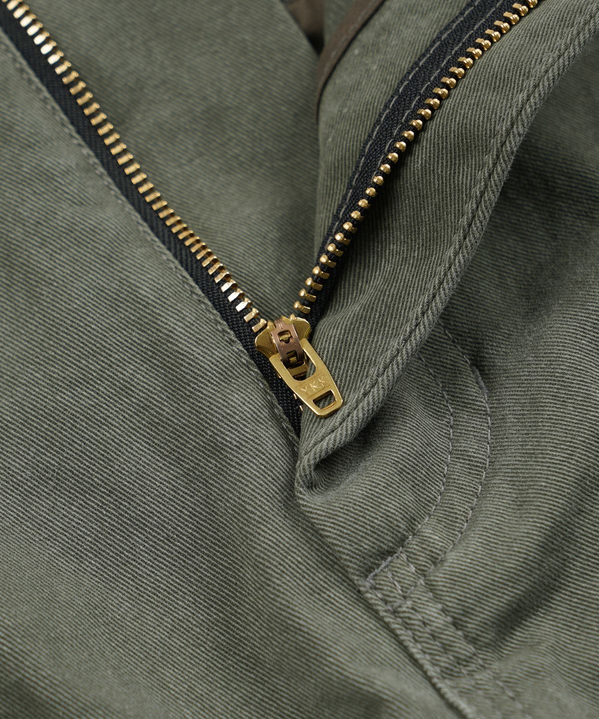 프리즘웍스(FRIZMWORKS) WASHED COTTON ZIP CARGO SHORTS _ OLIVE