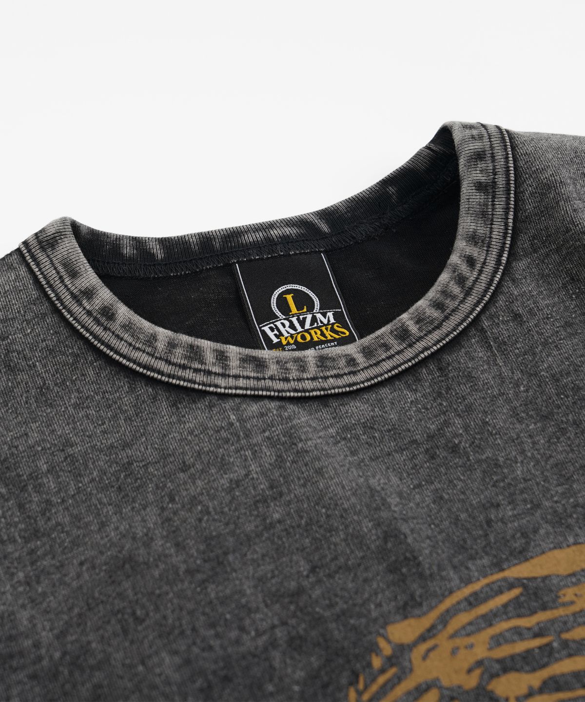 프리즘웍스(FRIZMWORKS) TURTLE ISLAND TEE _ RUSTY BLACK