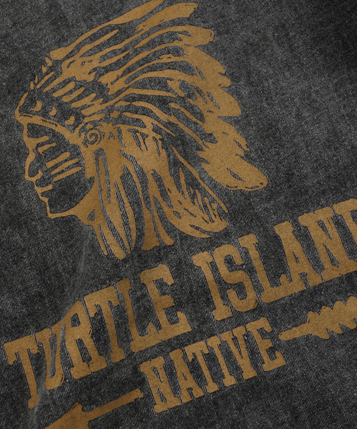 프리즘웍스(FRIZMWORKS) TURTLE ISLAND TEE _ RUSTY BLACK