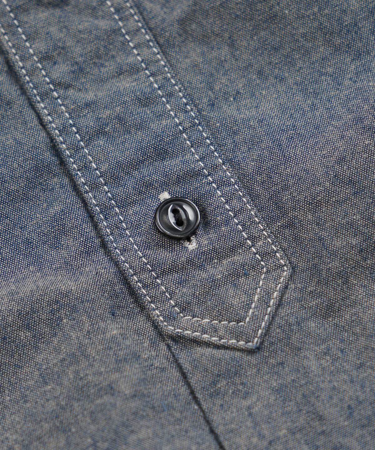 프리즘웍스(FRIZMWORKS) CHAMBRAY WORK HALF SHIRT _ BLUE