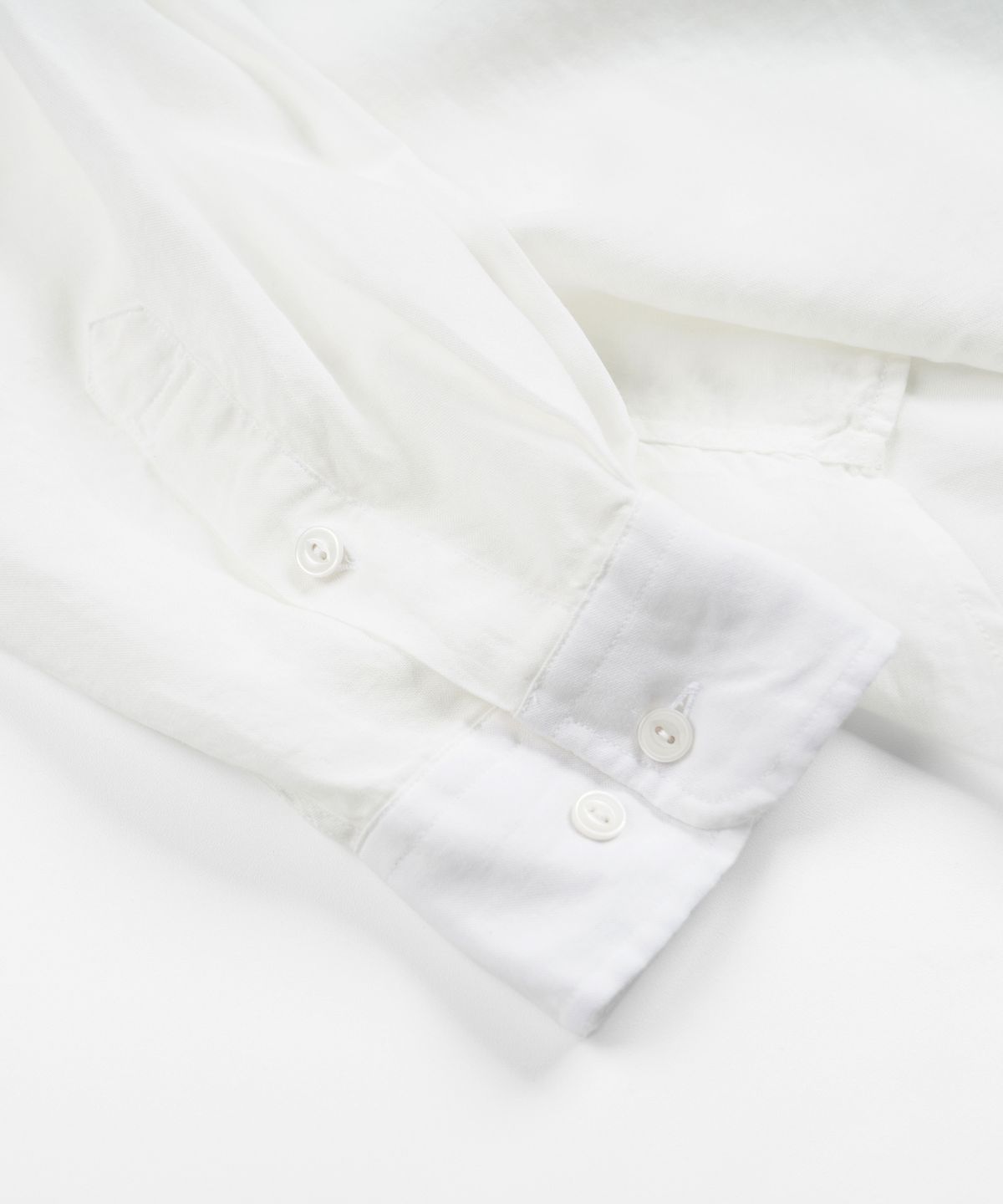 프리즘웍스(FRIZMWORKS) TENCEL LINEN OPEN COLLAR SHIRT _ IVORY