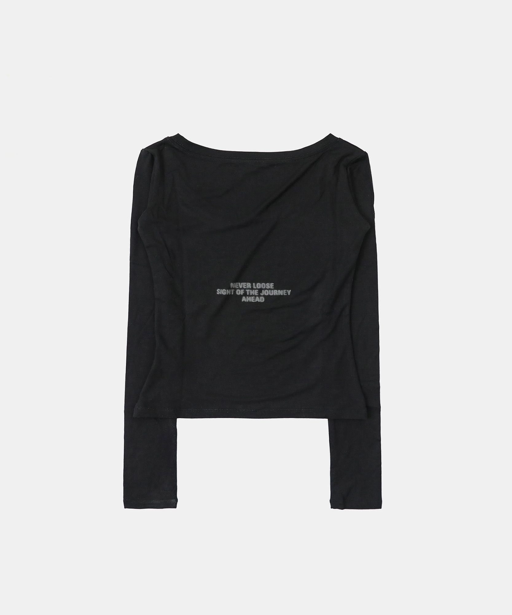 MUSINSA | BADBLOOD Dark Classic Scoop Neck Long Sleeve - Black