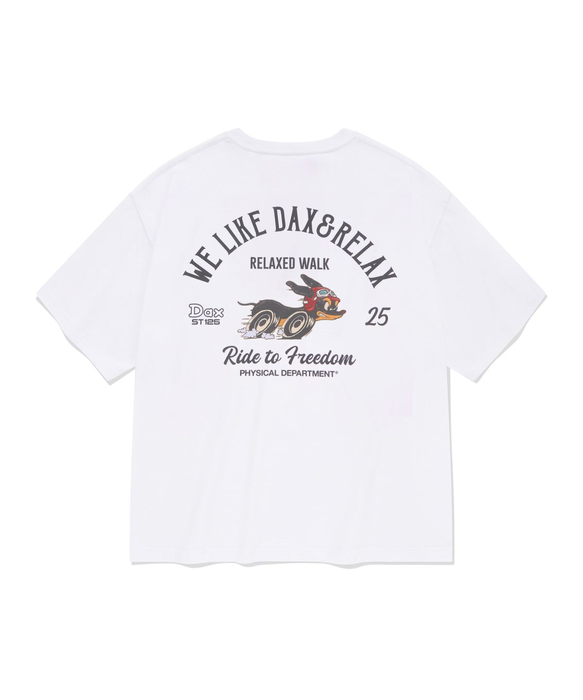 핍스 모터사이클(PHYPS MOTORCYCLE) DAX 125 Short Sleeve White