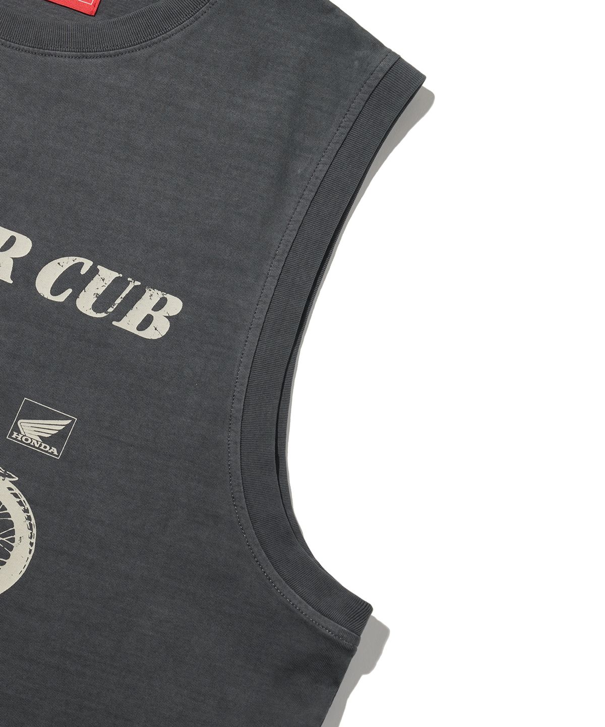 핍스 모터사이클(PHYPS MOTORCYCLE) Hunter Cub Sleeveless Charcoal