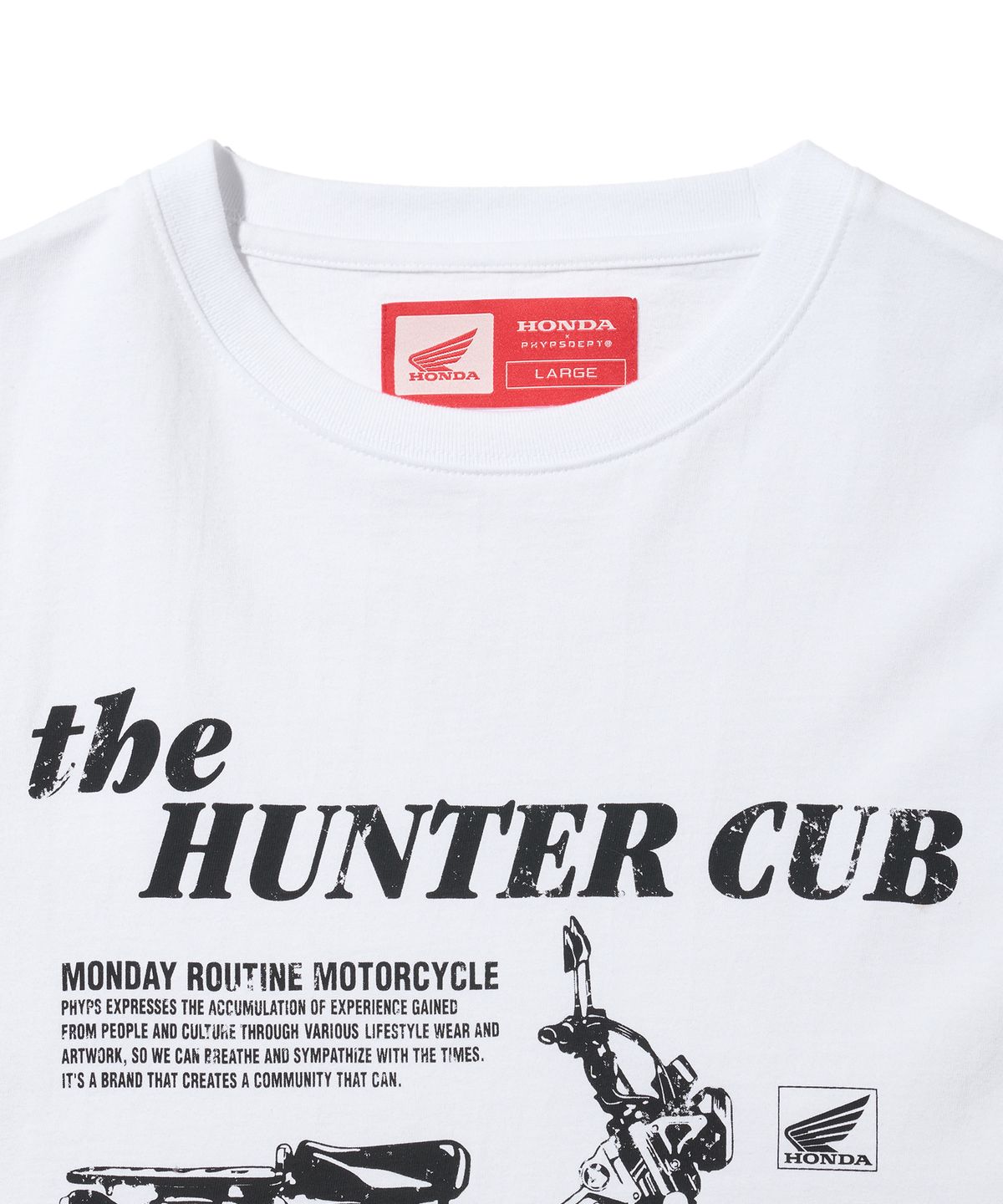 핍스 모터사이클(PHYPS MOTORCYCLE) Hunter Cub Sleeveless White