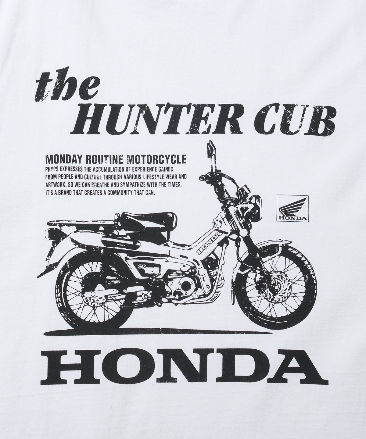 핍스 모터사이클(PHYPS MOTORCYCLE) Hunter Cub Sleeveless White