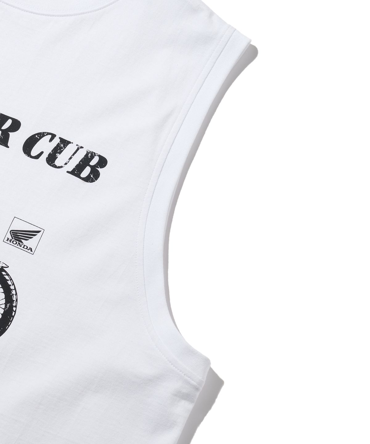 핍스 모터사이클(PHYPS MOTORCYCLE) Hunter Cub Sleeveless White