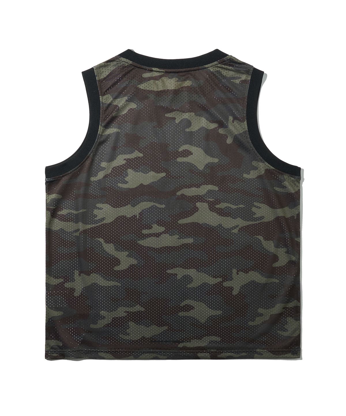 핍스 모터사이클(PHYPS MOTORCYCLE) Original Wing logo Mesh Sleeveless Camo Green