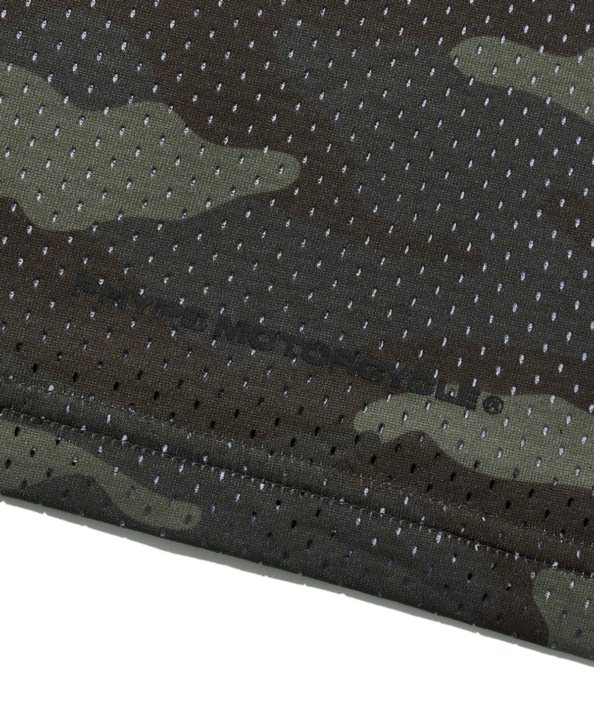 핍스 모터사이클(PHYPS MOTORCYCLE) Original Wing logo Mesh Sleeveless Camo Green