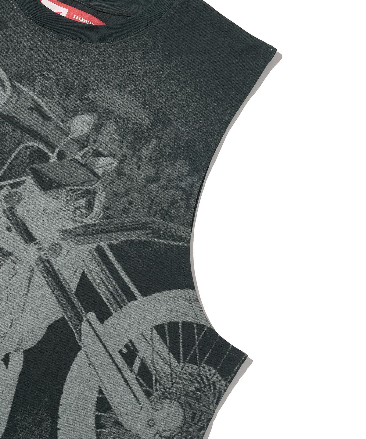 핍스 모터사이클(PHYPS MOTORCYCLE) Racer Sleeveless Pigment Dark Charcoal