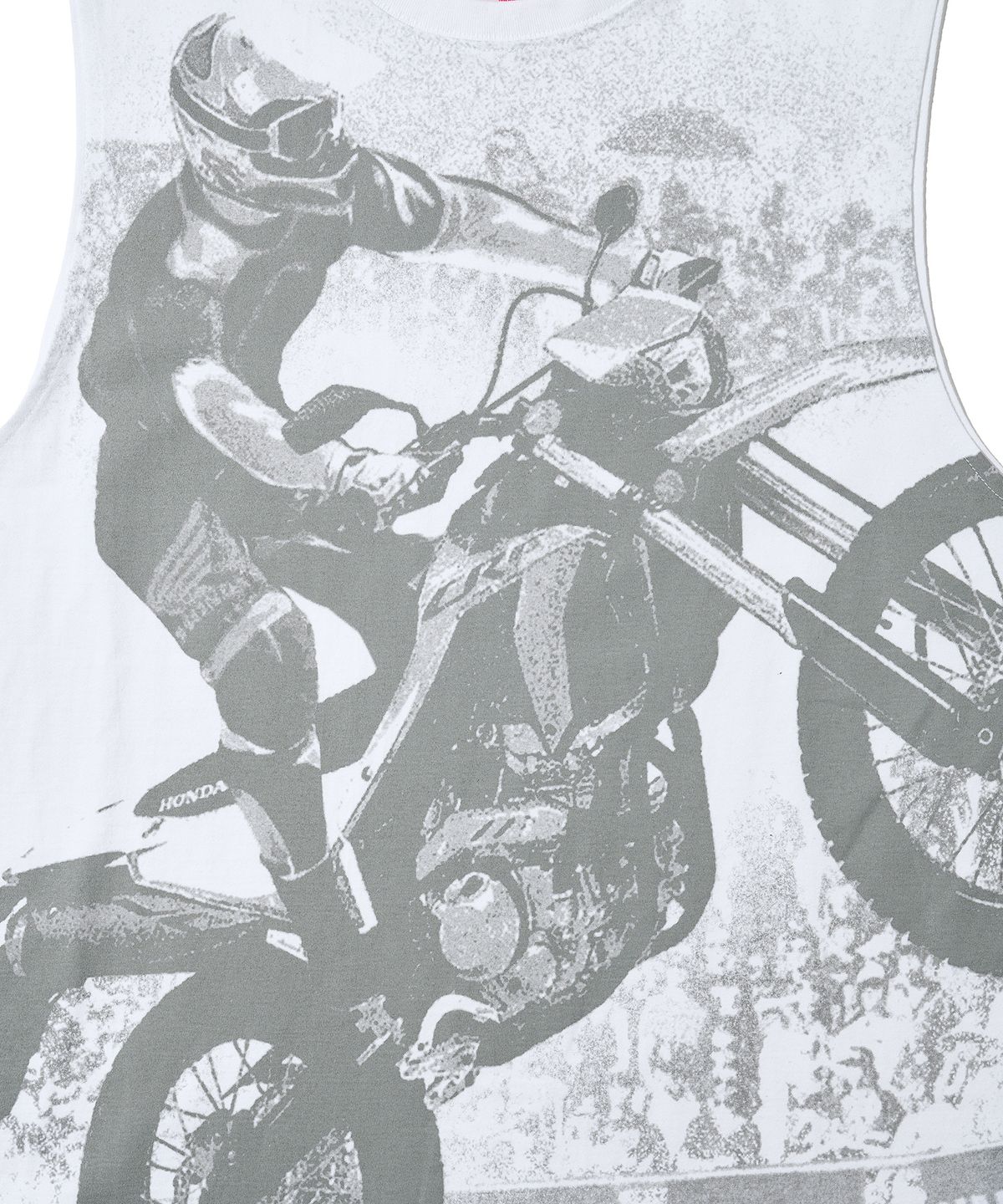 핍스 모터사이클(PHYPS MOTORCYCLE) Racer Sleeveless White