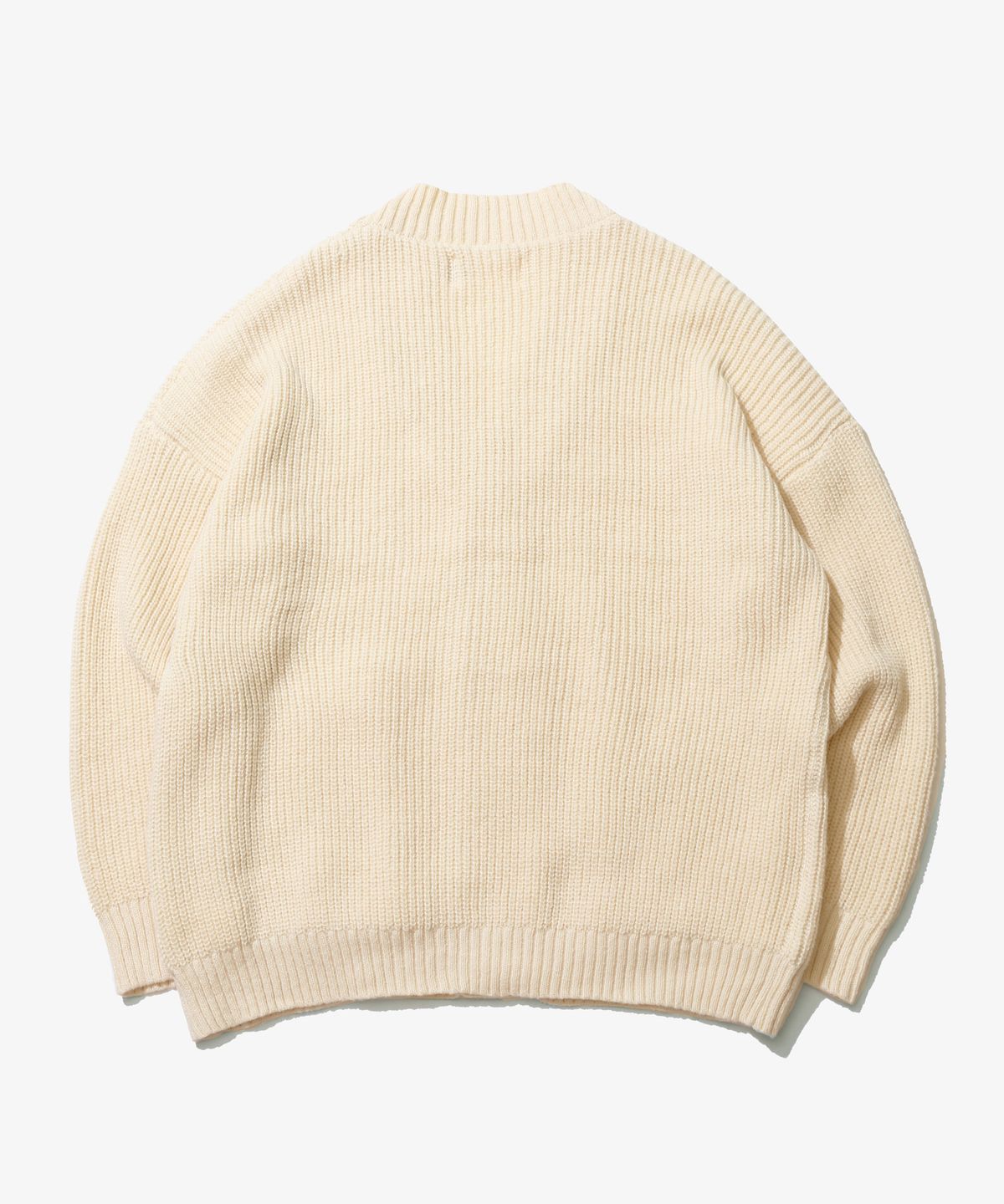 골든선샤인(GOLDEN SUNSHINE) Wool Over Bulky Knit Cardigan_Ivory