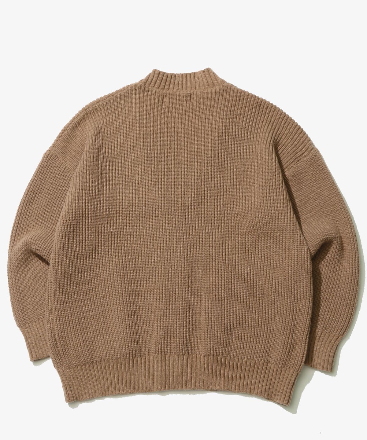 골든선샤인(GOLDEN SUNSHINE) Wool Over Bulky Knit Cardigan_Camel