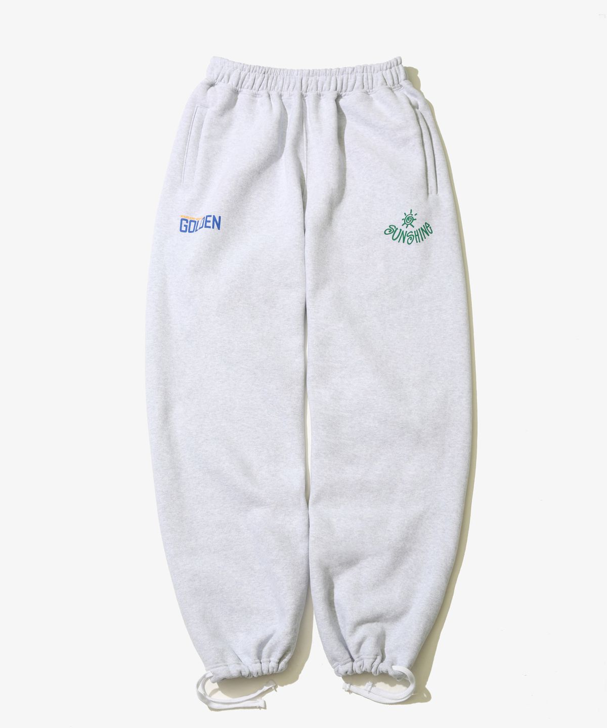 골든선샤인(GOLDEN SUNSHINE) SunShine String Sweatpants_White Melange