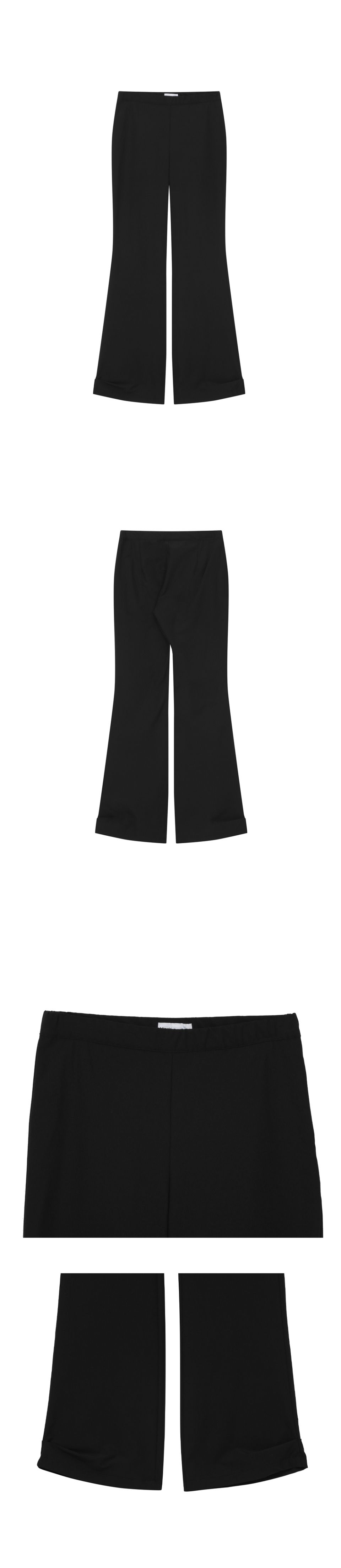 MUSINSA公式 | MISEKI SEOUL Draped midi skirt pants SET BLACK