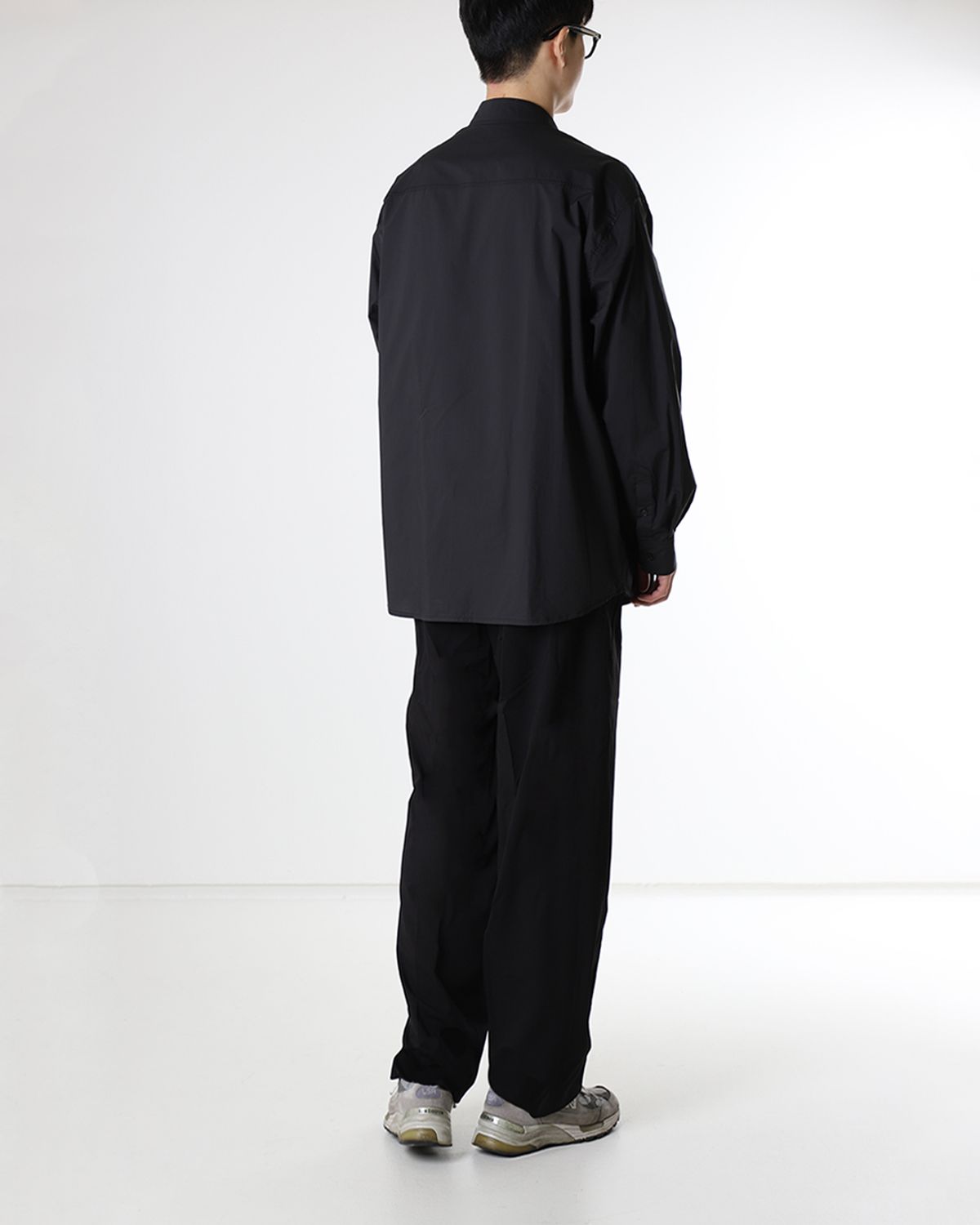 애프터웨이브(AFTERWAVE) 2 Layered Air Shirt Black