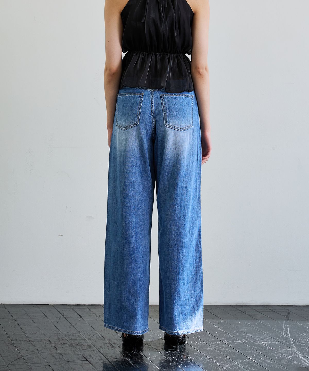 아리킴(ARIKIM) AZURE WIDE DENIM PANTS / BLUE