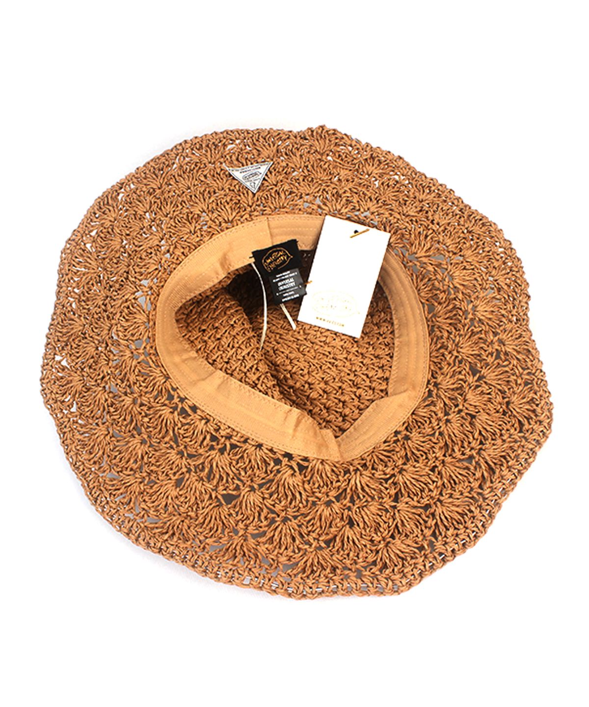 유니버셜 케미스트리(UNIVERSAL CHEMISTRY) Summer Brown Cloche Hat 여름모자