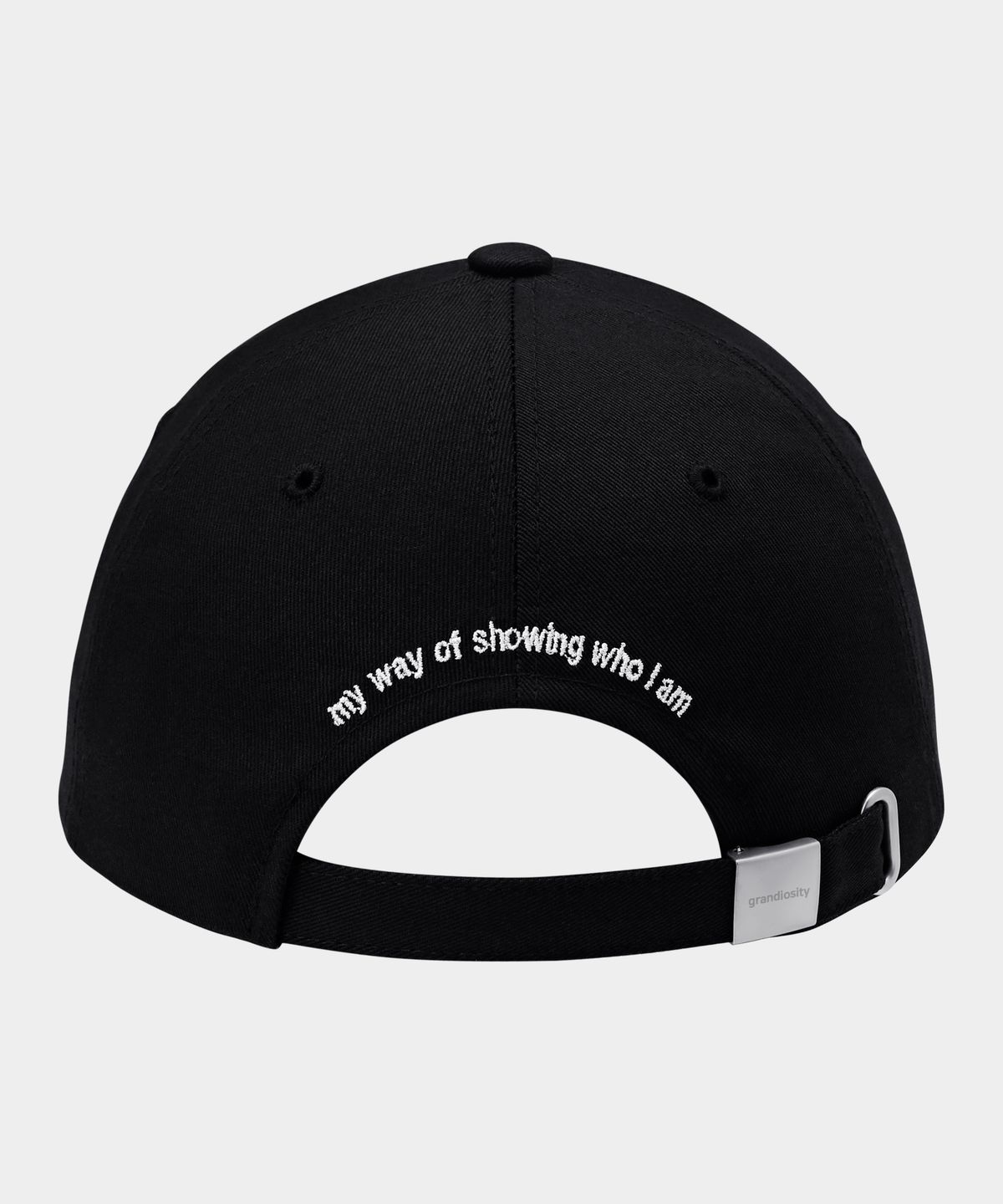 그랜디오시티(GRANDIOSITY) Signature Logo Ball Cap (블랙)
