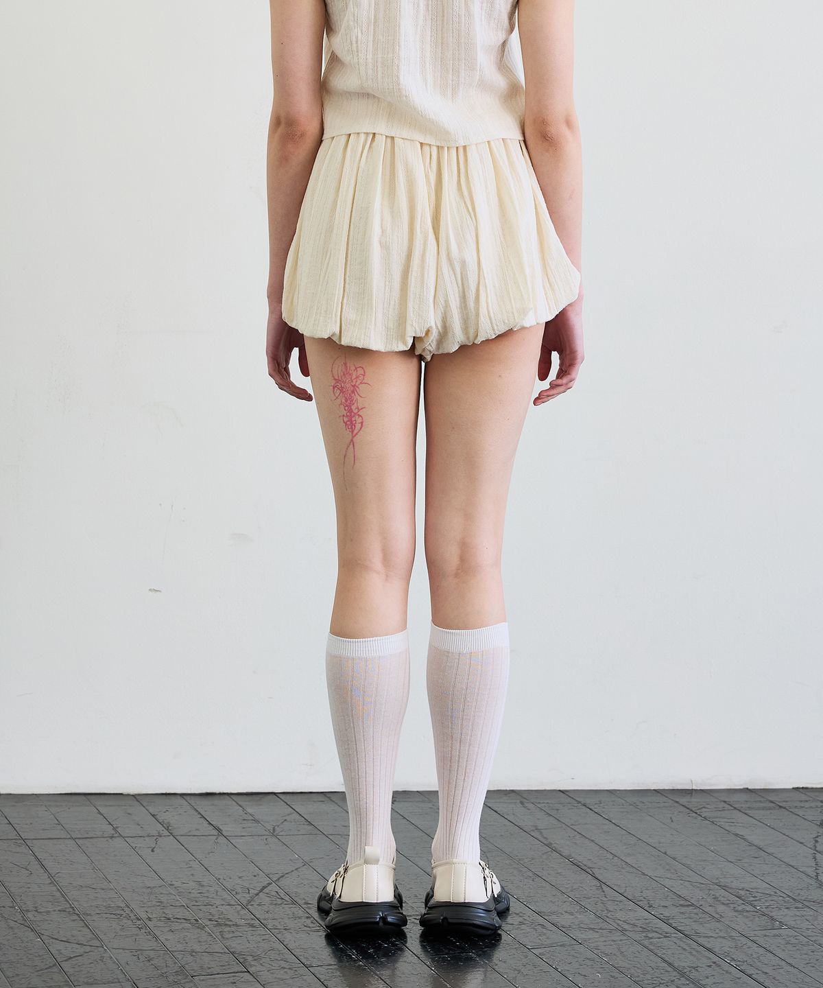 아리킴(ARIKIM) CUDDLY BALLOON SKIRT PANTS / BEIGE