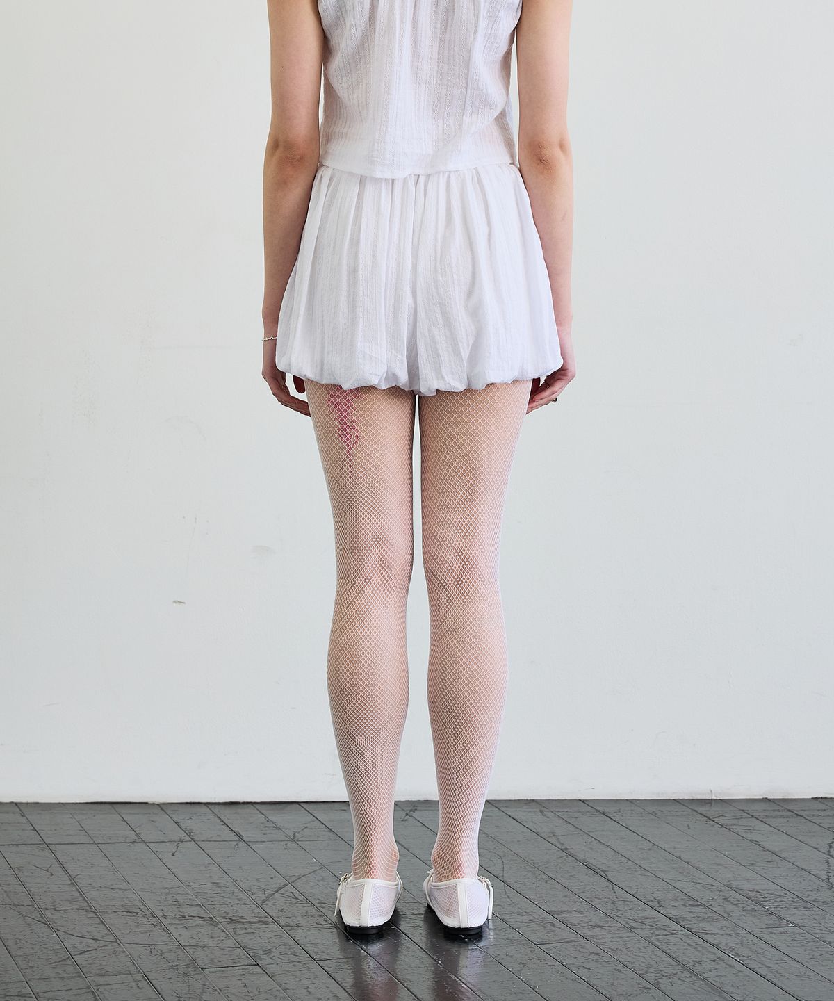 아리킴(ARIKIM) CUDDLY BALLOON SKIRT PANTS / WHITE