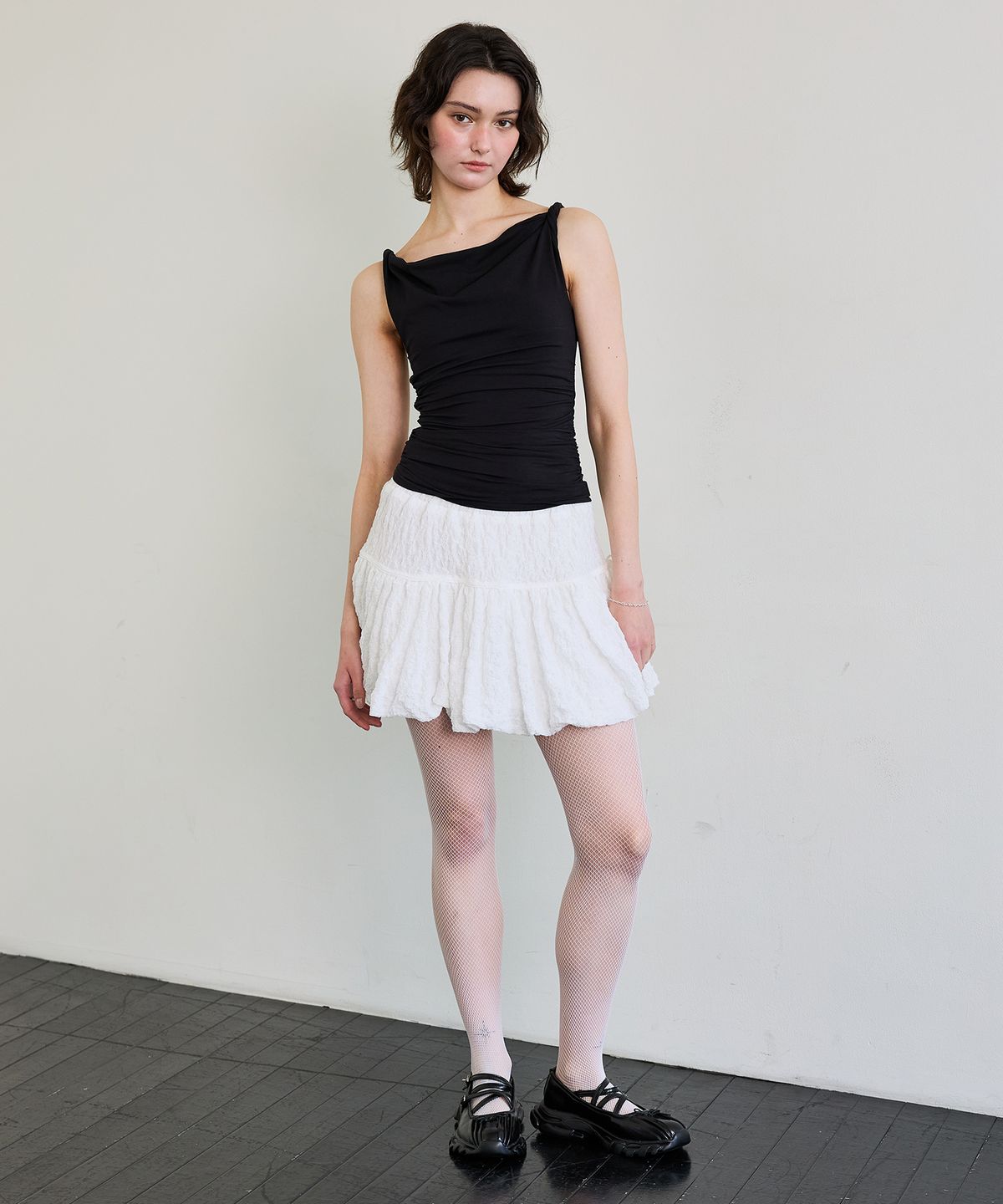 아리킴(ARIKIM) ANNIE BALLOON SKIRT PANTS / WHITE