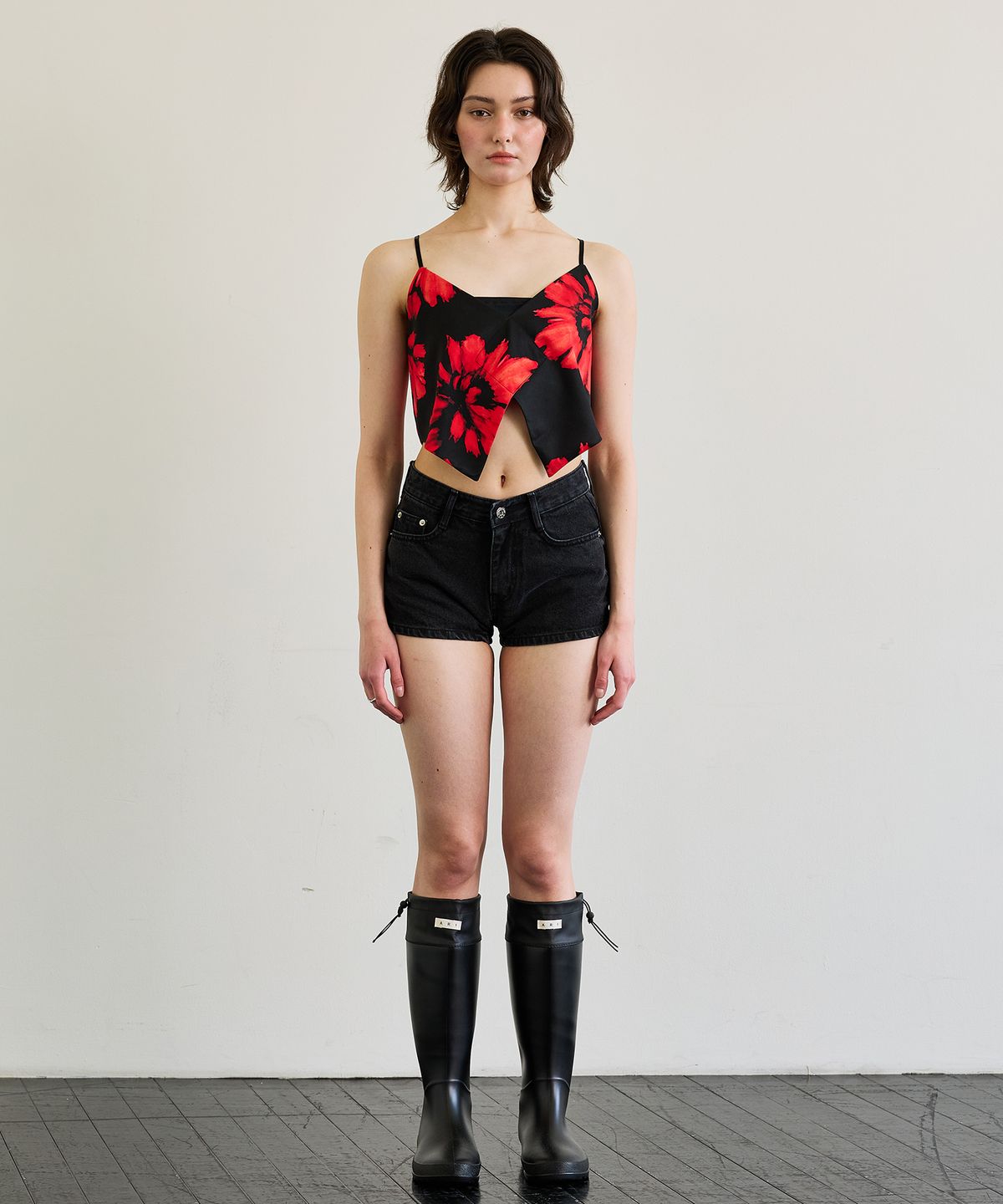 아리킴(ARIKIM) FLUTTER TOP / RED