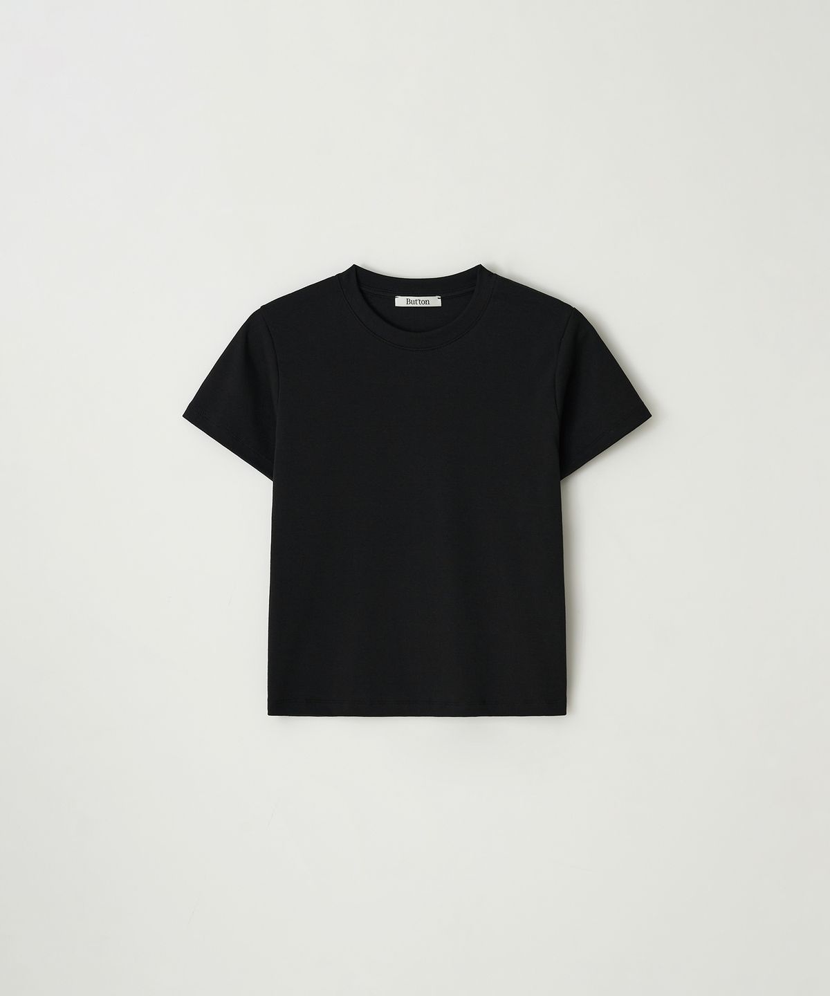 벗튼(BUT'TON) Cotton Span Tee (Black)