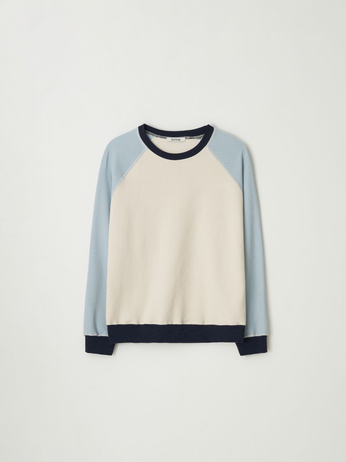 벗튼(BUT'TON) Waffle Laglan Mtm (Ivory)