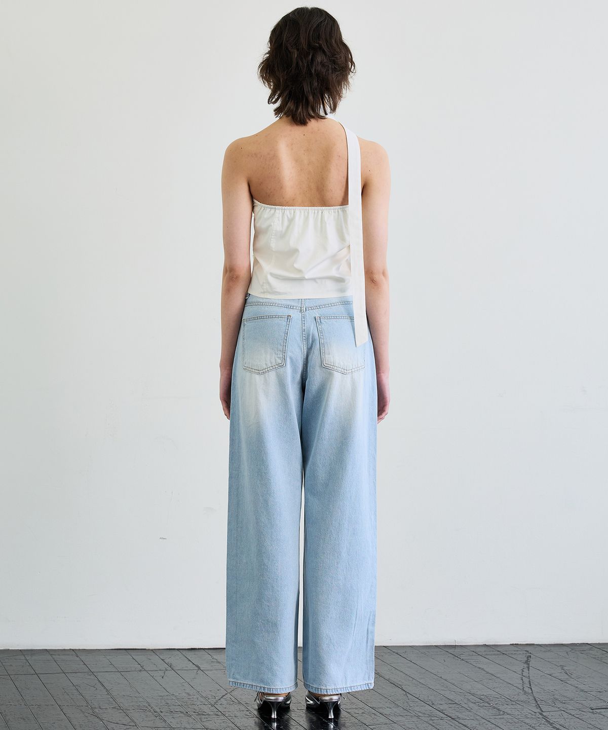 아리킴(ARIKIM) ELFIN SCARF TOP / BEIGE