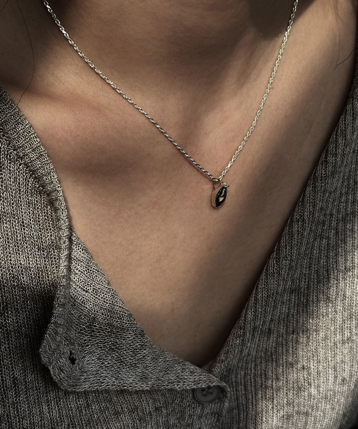 찰랑시(CHALANGSI) 물병 목걸이 925 Silver
