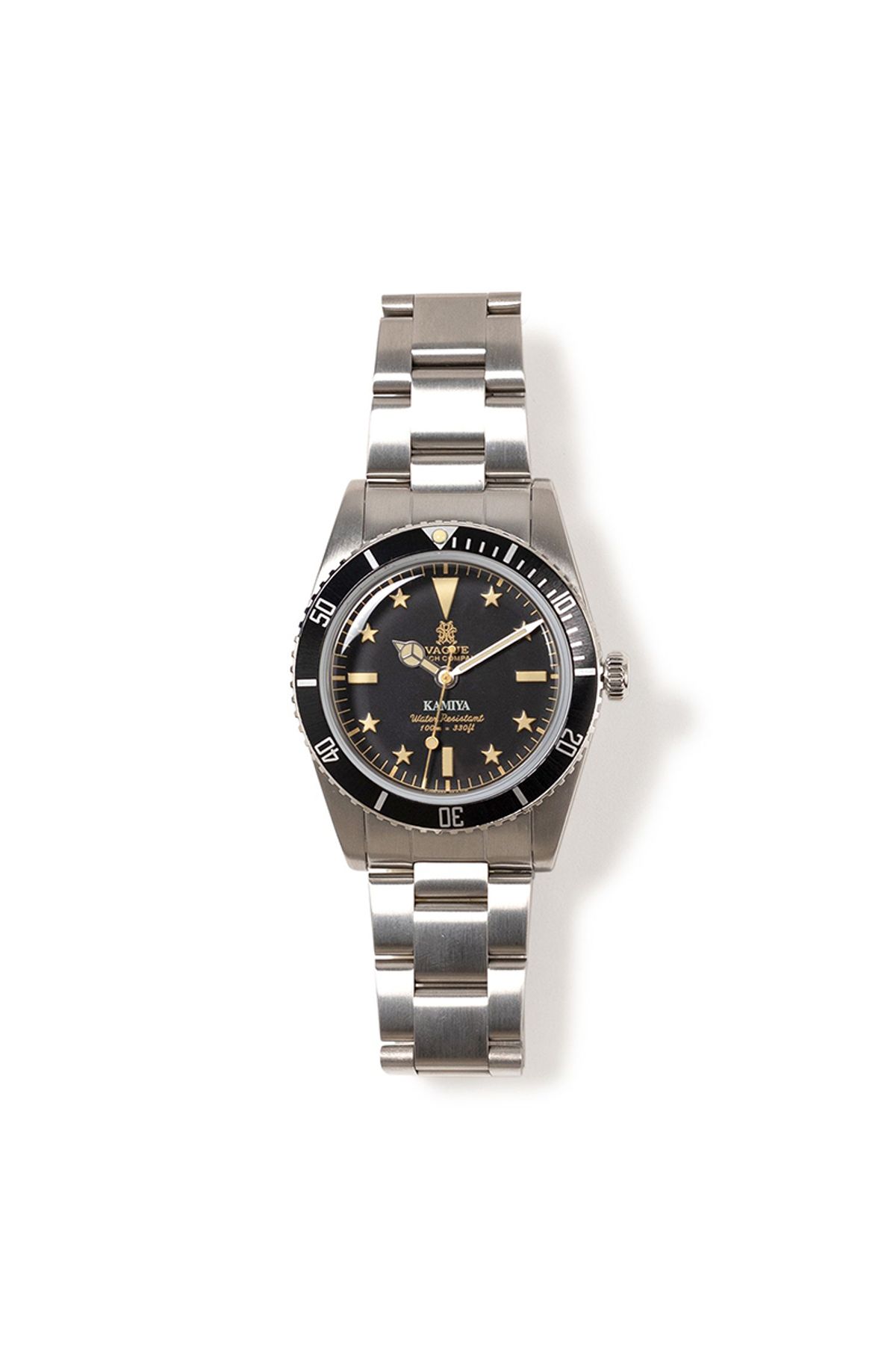 카미야(KAMIYA) Divers Watch VAGUE WATCH CO. x KAMIYA - Silver