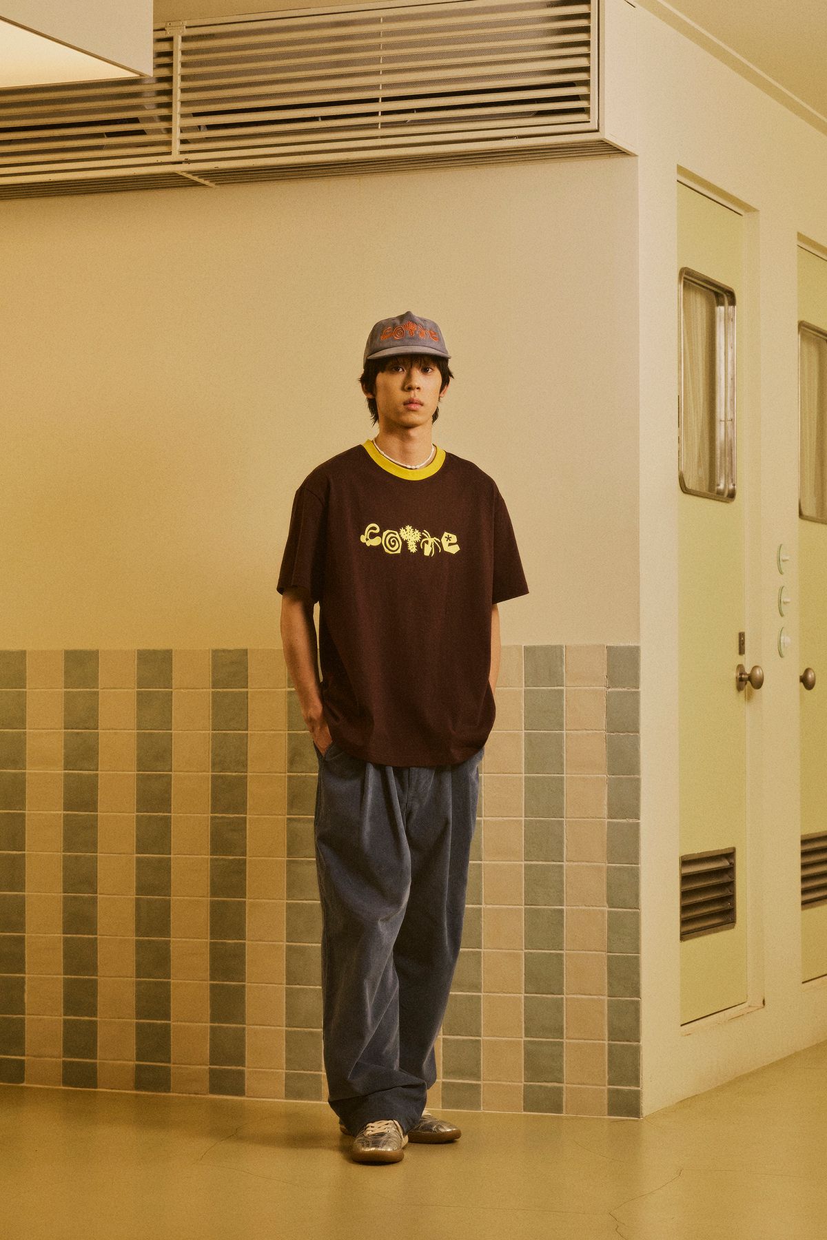 꼬떼(COTTE) 두들가든 티셔츠(딥블루)