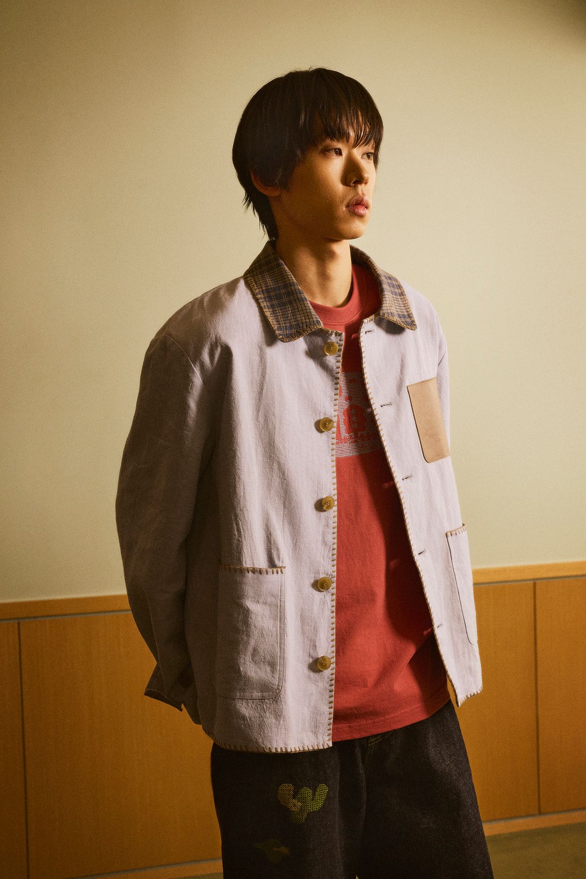 꼬떼(COTTE) 피크닉 자켓(스카이)