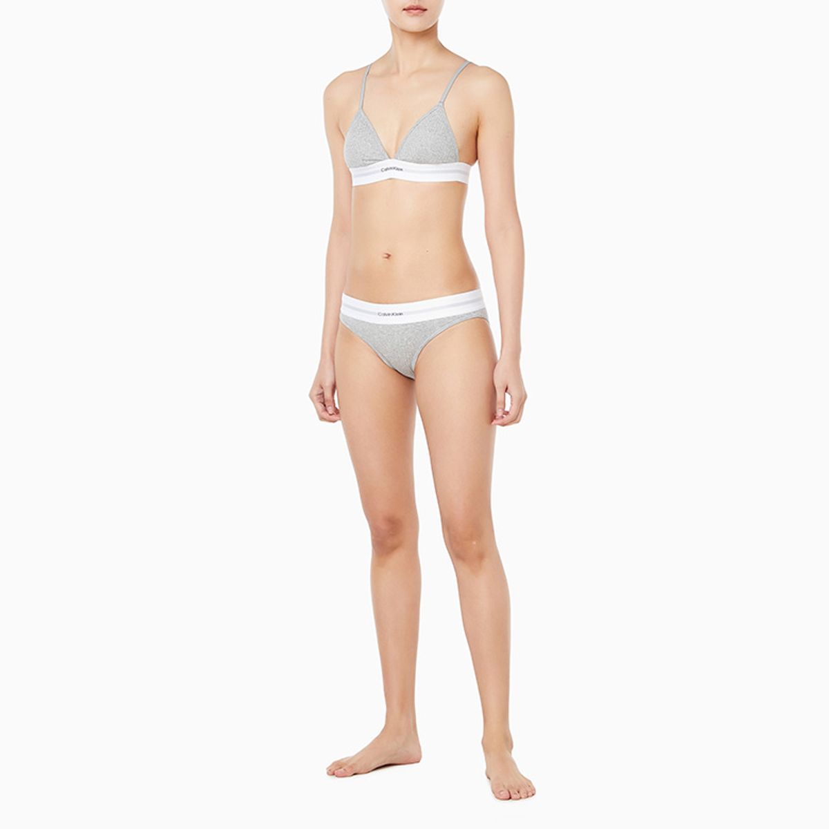 캘빈클라인 언더웨어(CALVIN KLEIN UNDERWEAR) 여성 코튼 모달 스트레치 립 AF 트라이앵글_QF8248ADP7A