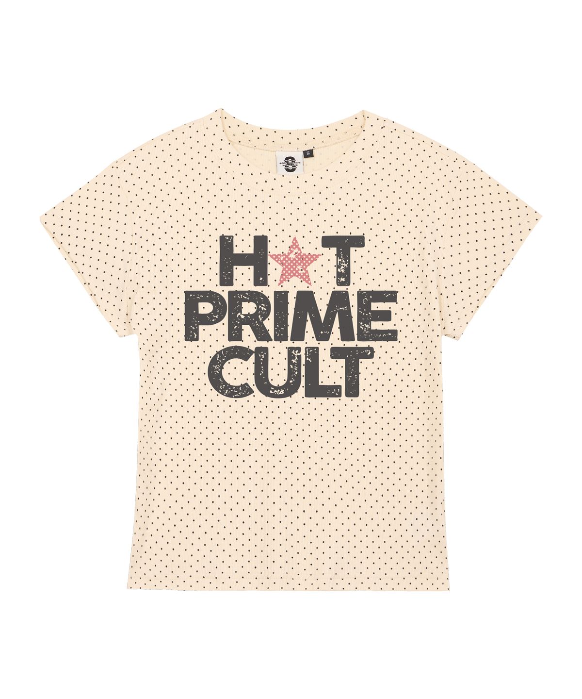 프라임에이트(PRIMATE) DOT RUSTEE 여성 땡땡이 반팔티셔츠 3 COLORS