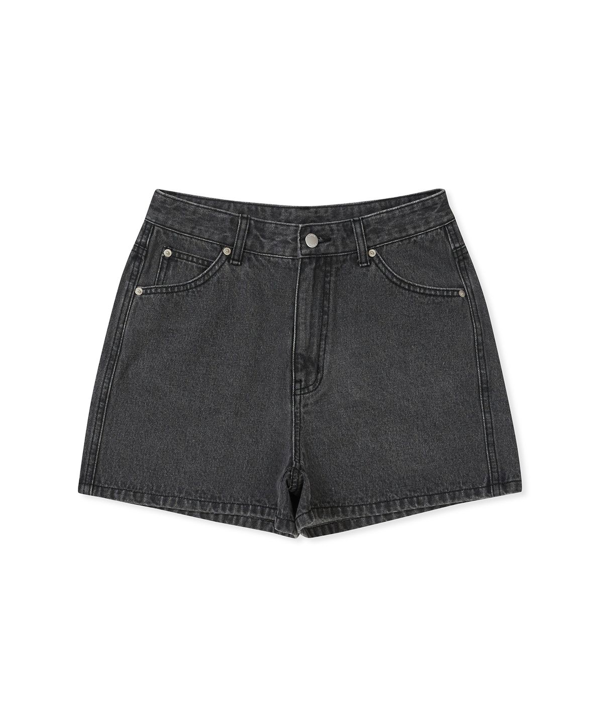 클로브(CLOVE) [25SS clove] Basic Denim Shorts (Charcoal)