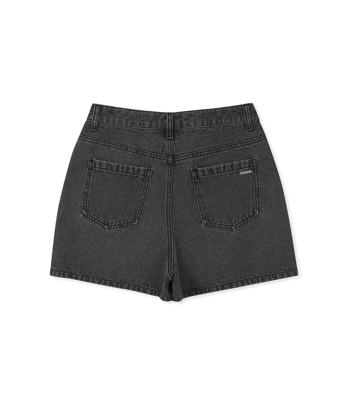 클로브(CLOVE) [25SS clove] Basic Denim Shorts (Charcoal)