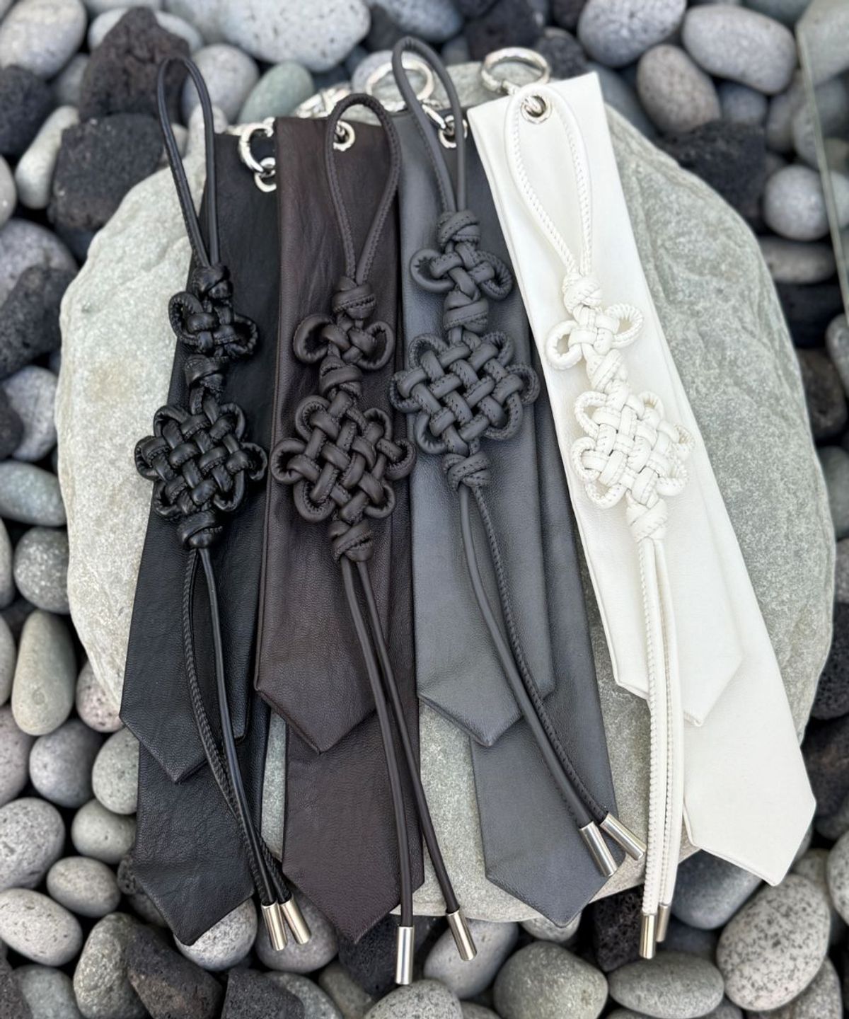 칠 하나 투 구육(71TO96) 소담댕기, K-Ribbon Keyring(Black)