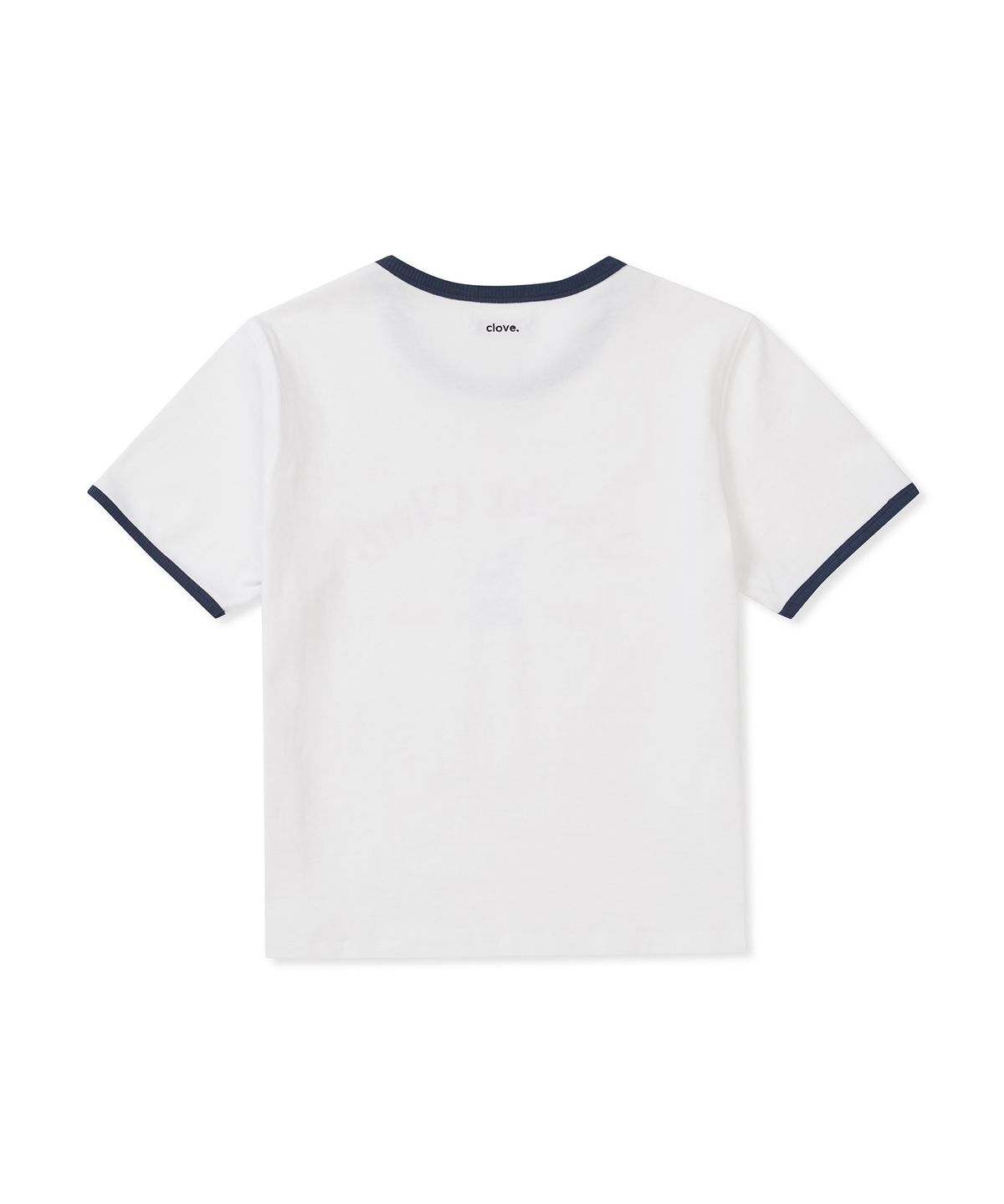 클로브(CLOVE) [25SS clove] Yacht Ringer T-Shirt (White)