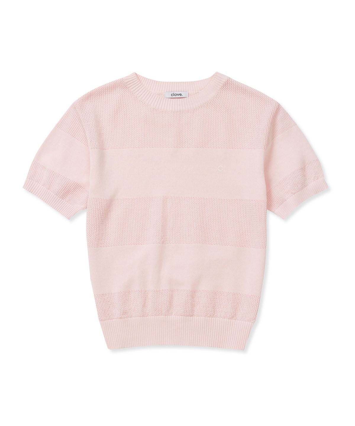클로브(CLOVE) [25SS clove] Net Round Knit (Pink)