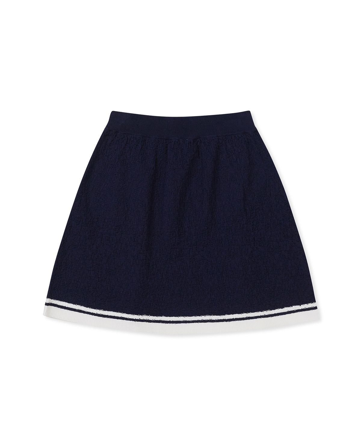 클로브(CLOVE) [25SS clove] Knit Skirt (Navy)