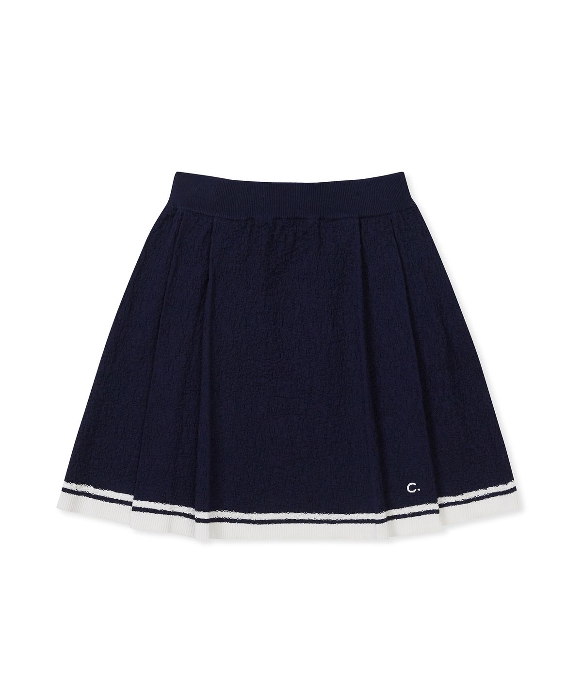 클로브(CLOVE) [25SS clove] Knit Skirt (Navy)