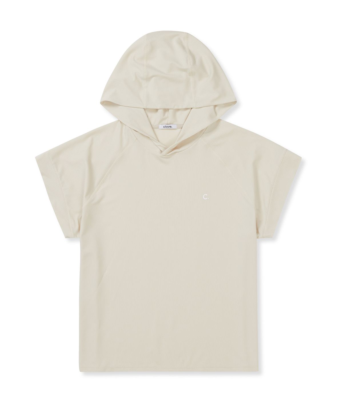 클로브(CLOVE) [25SS clove] Running Hooded T-shirt (Beige)
