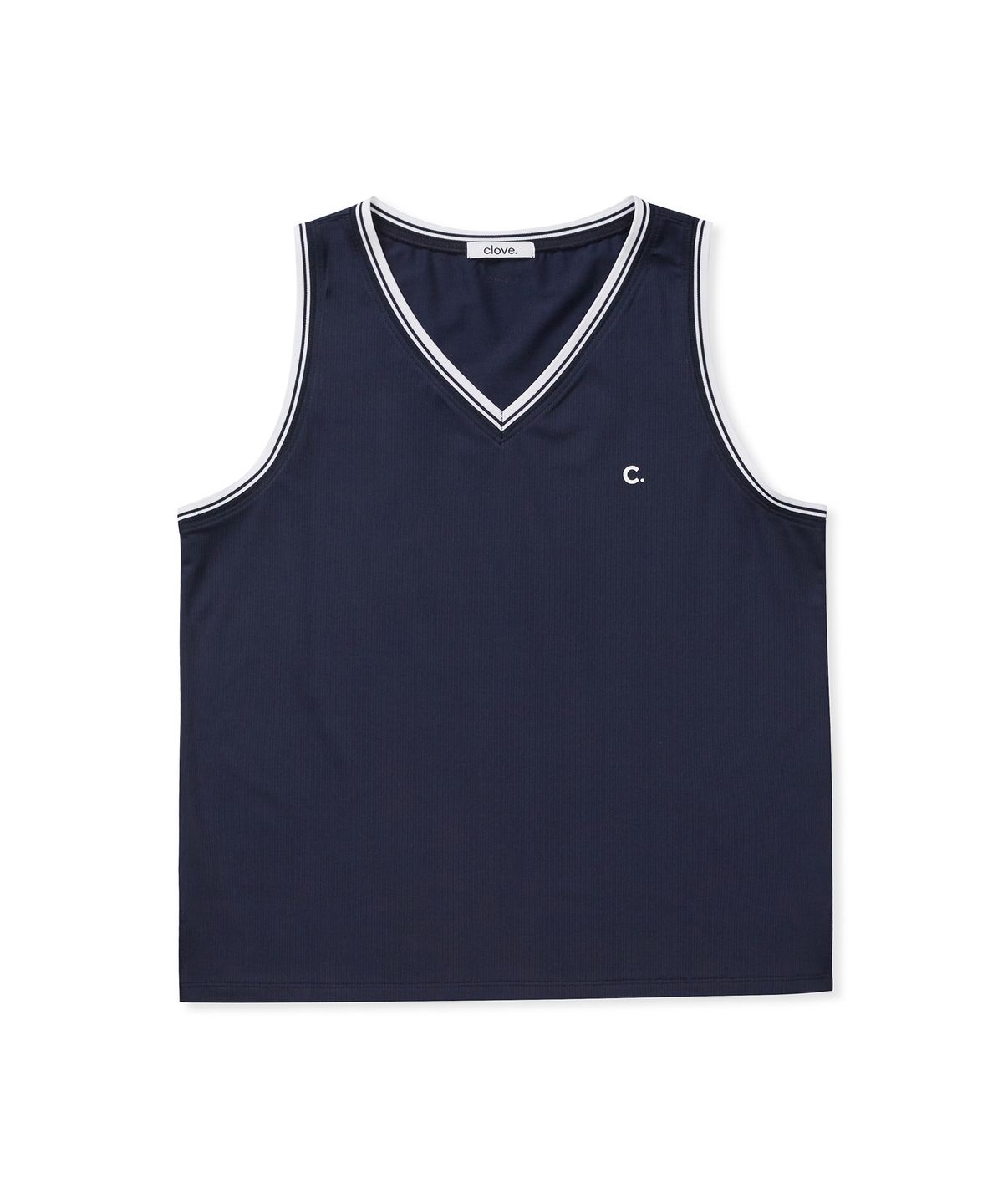 클로브(CLOVE) [25SS clove] V-neck Tank Top (Navy)